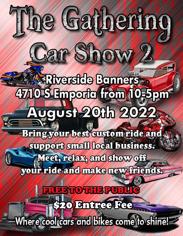 The Gathering Benefit Car Show | 4710 S Emporia St, Wichita, KS 67216 ...