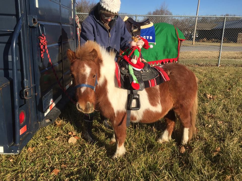 DCTR at Lawrence Christmas parade Douglas County Fairgrounds