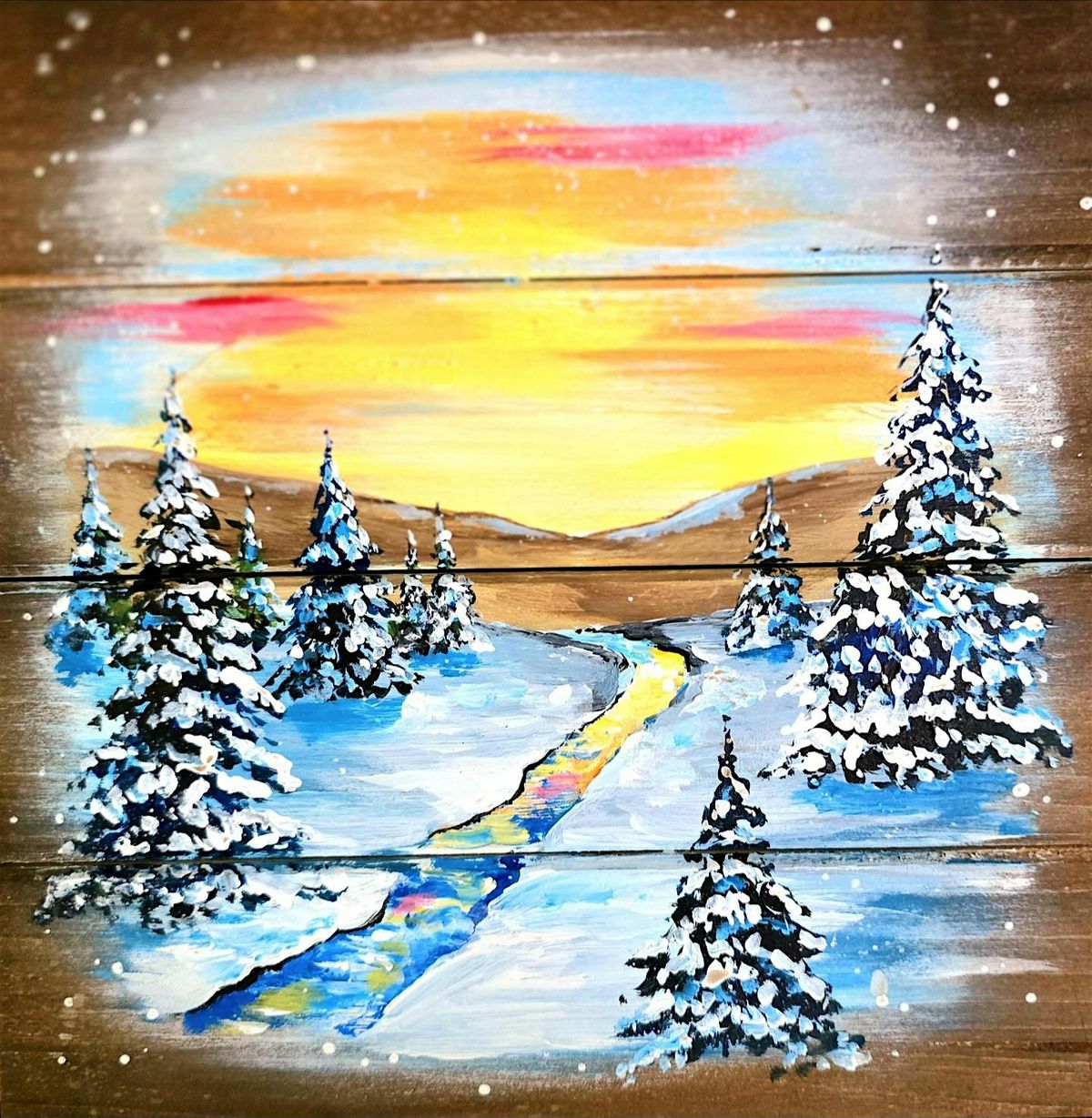 Winter Wonderland Paint Night