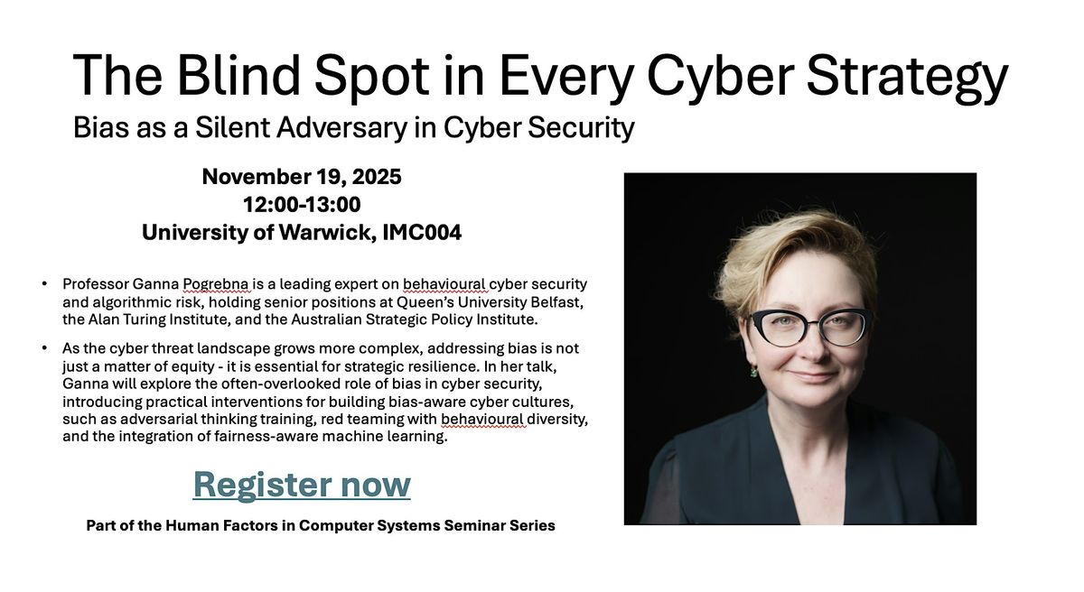 The Blind Spot in Every Cyber Strategy: Bias as a Silent Adversary