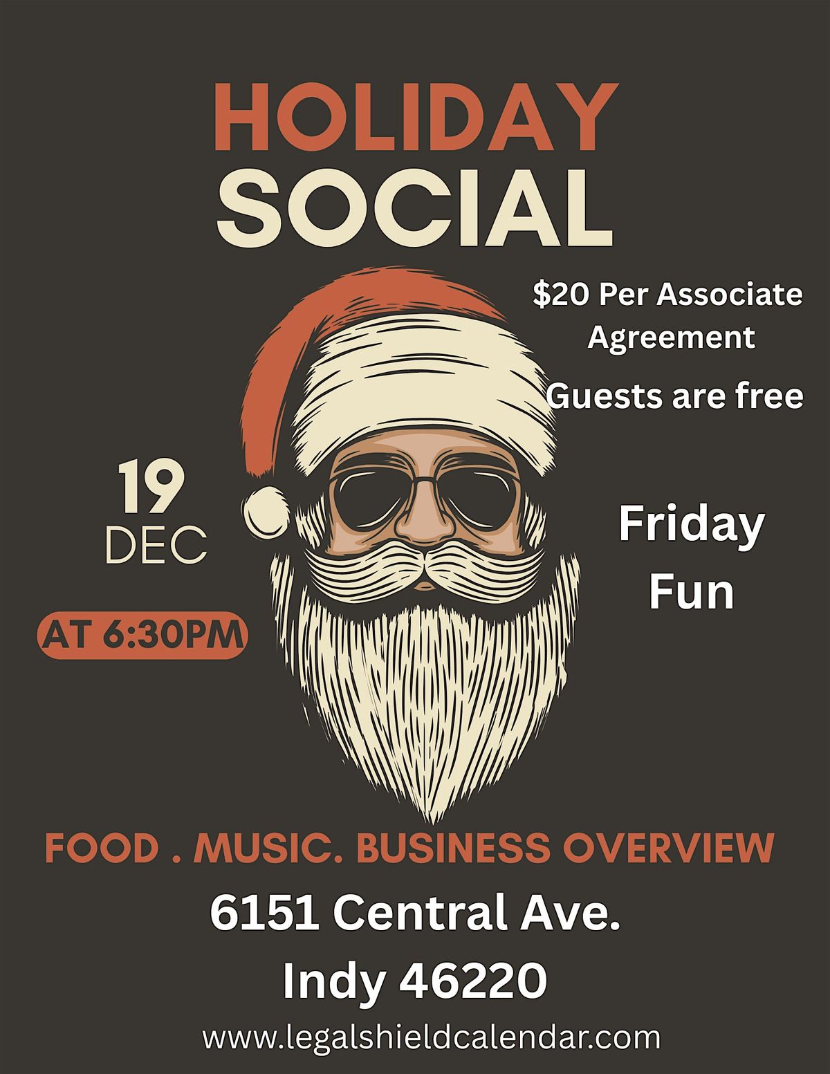 LegalShield Holiday Social Indy