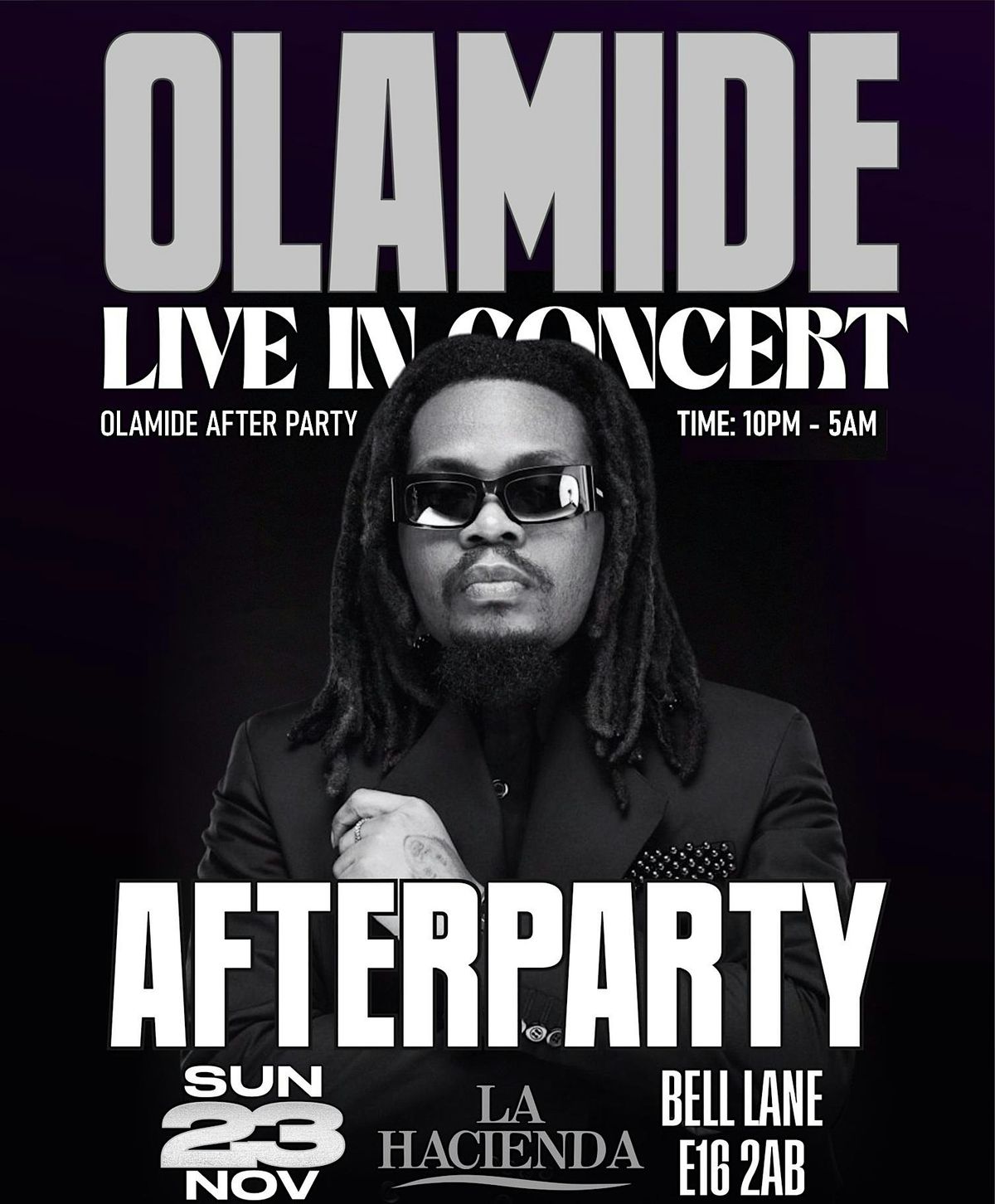OLAMIDE LONDON CONCERT AFTER PARTY