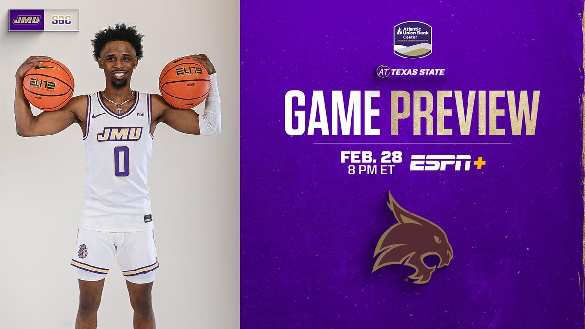 Coppin State Eagles at James Madison Dukes Mens Basketball