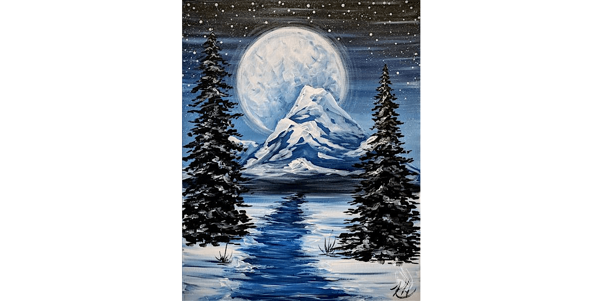 Snow Covered Scenery - Paint and Sip in Houston | Classpop!\u2122