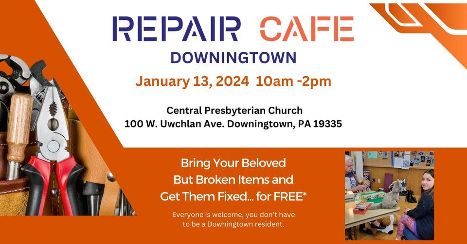 Repair Caf\u00e9 - January 2024