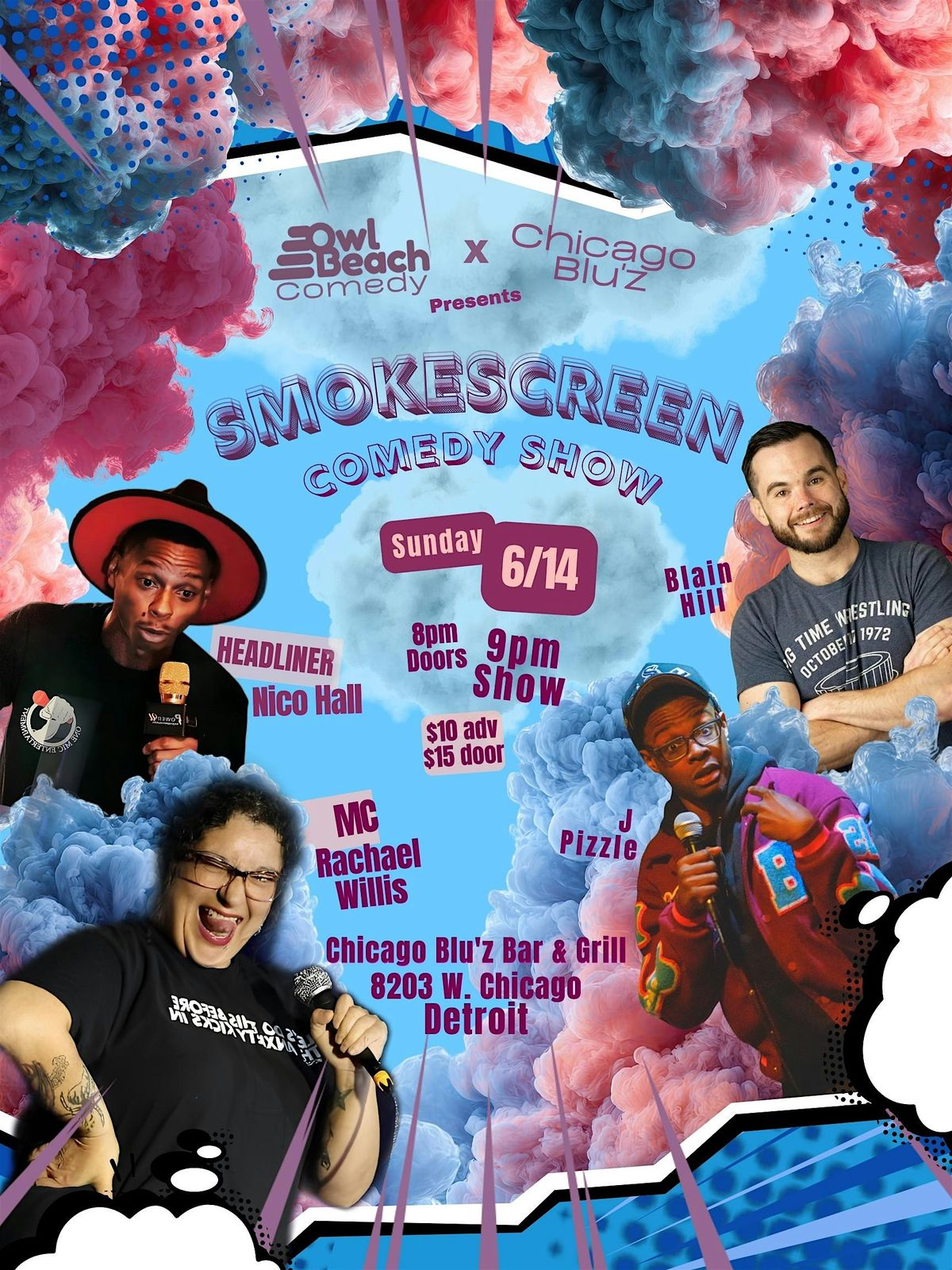 SMOKESCREEN Comedy Show ft. Nico Hall