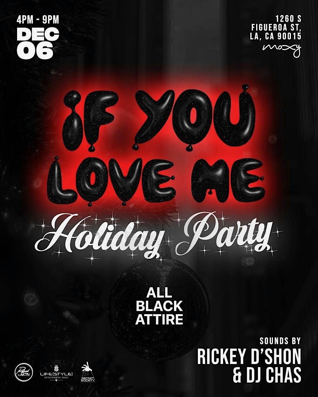 If You Love Me: A Holiday All Black Affair