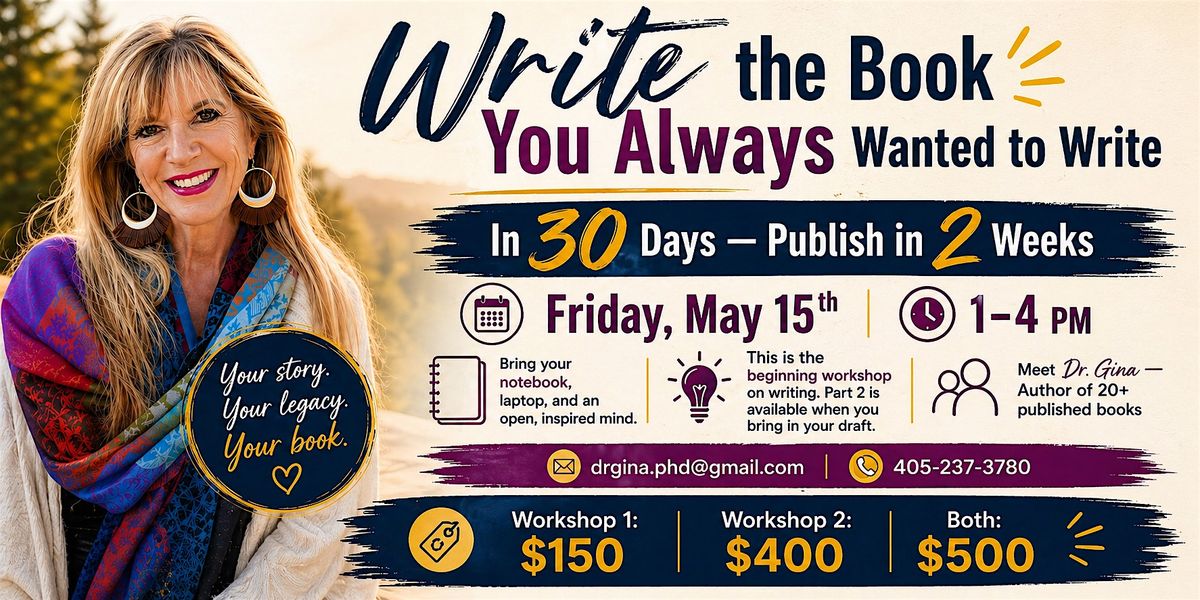 Write the Book You Always Wanted to Write