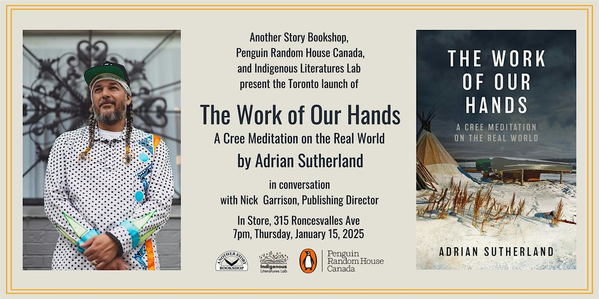 Launch of THE WORK OF OUR HANDS - Adrian Sutherland (with Nick Garrison)