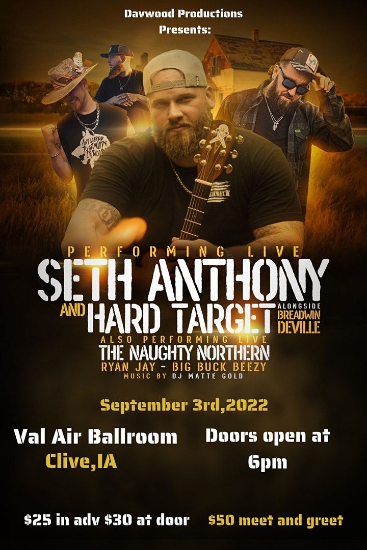Seth Anthony Val Air Ballroom, West Des Moines, IA September 3, 2022