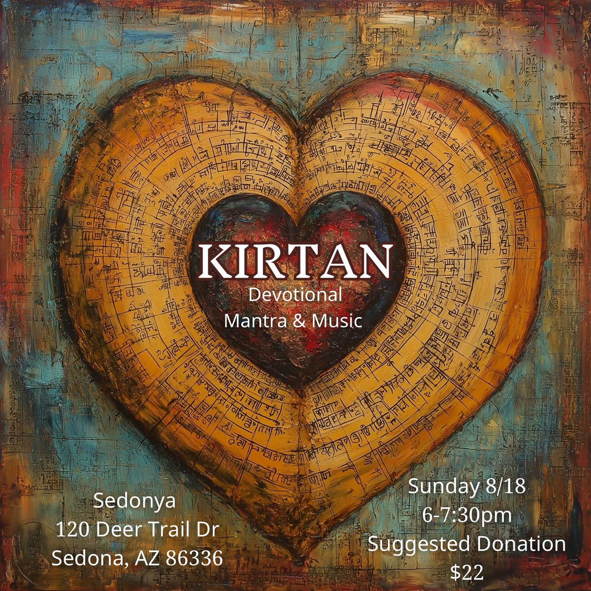 Kirtan Devotional Mantra & Music Sedonya Conscious Living Center