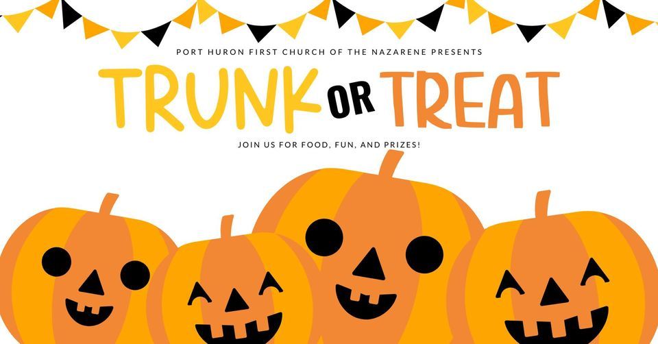 Trunk or Treat 2022 Port Huron First Church of the Nazarene October