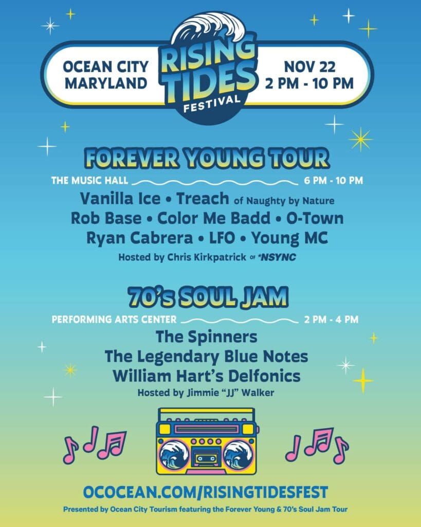 Rising Tides Festival - 70s Soul Jam at Performing Arts Center at Ocean City Convention Center