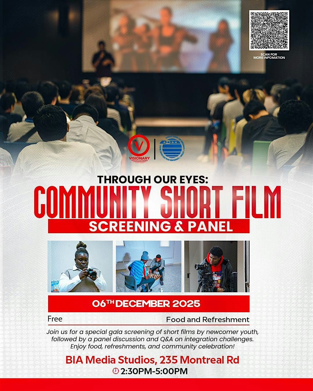 Through Our Eyes: Community Short Film Screening & Panel