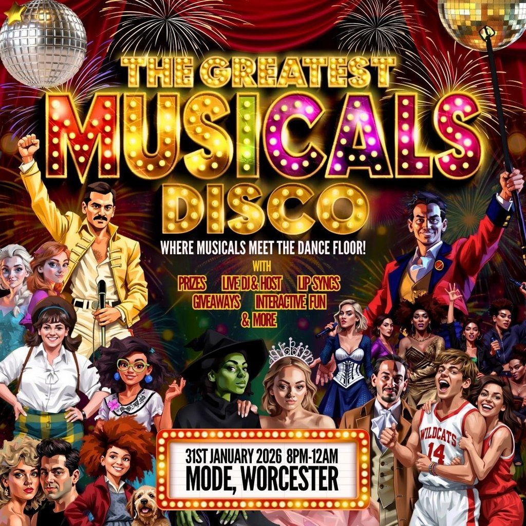 The Greatest MUSICALS Disco - Worcester