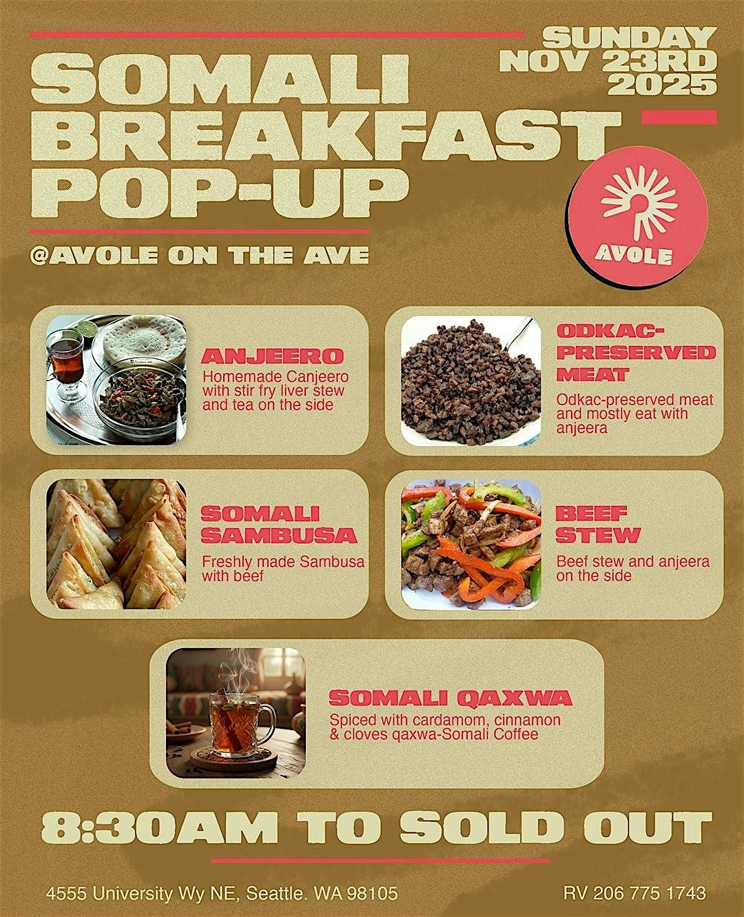 Somali Breakfast Pop-up