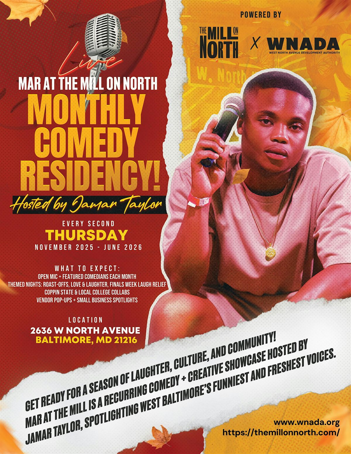 LIVE COMEDY: Mar @ The Mill On North!