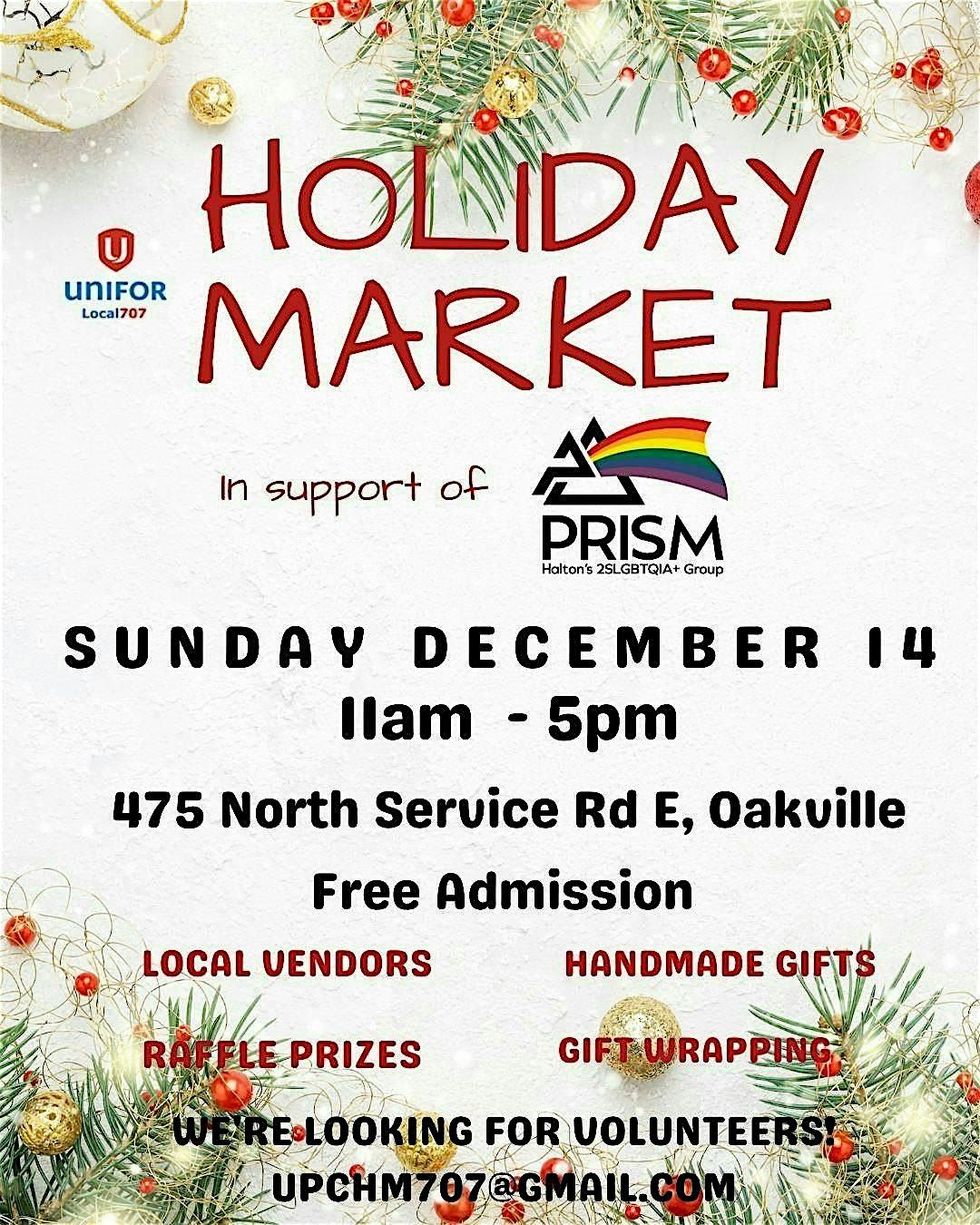 Unifor Pride Holiday Market