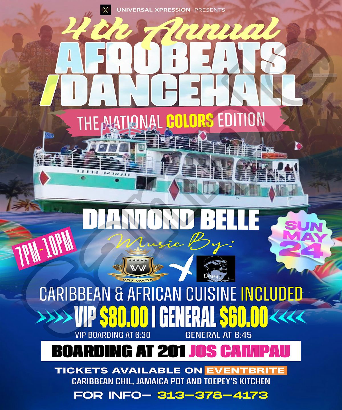 Afrobeats\/Dancehall Ride (The National Colors edition)