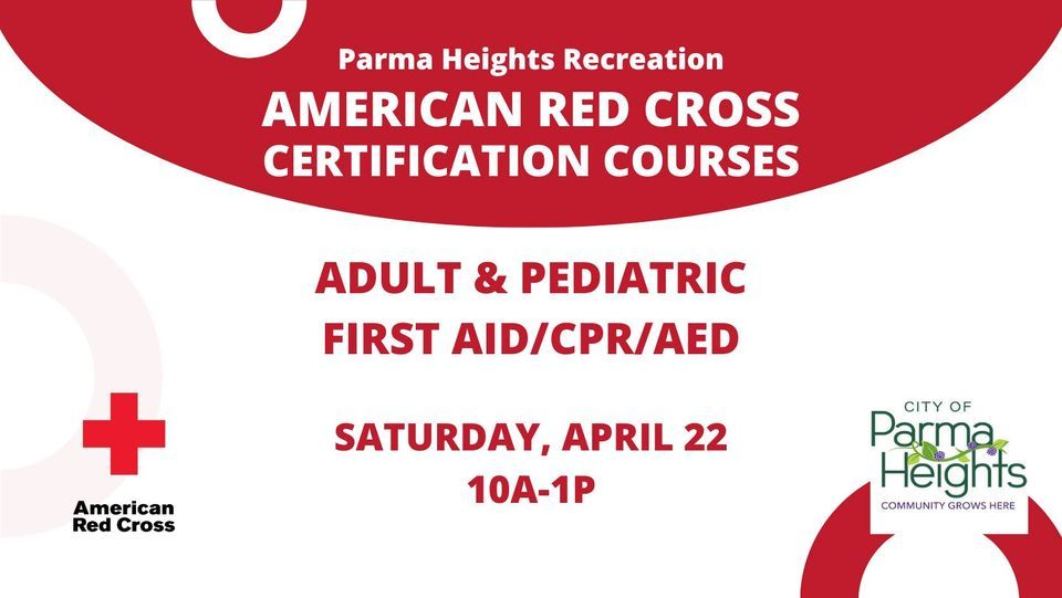 Adult & Pediatric First Aid/CPR/AED Certification at The Cassidy ...