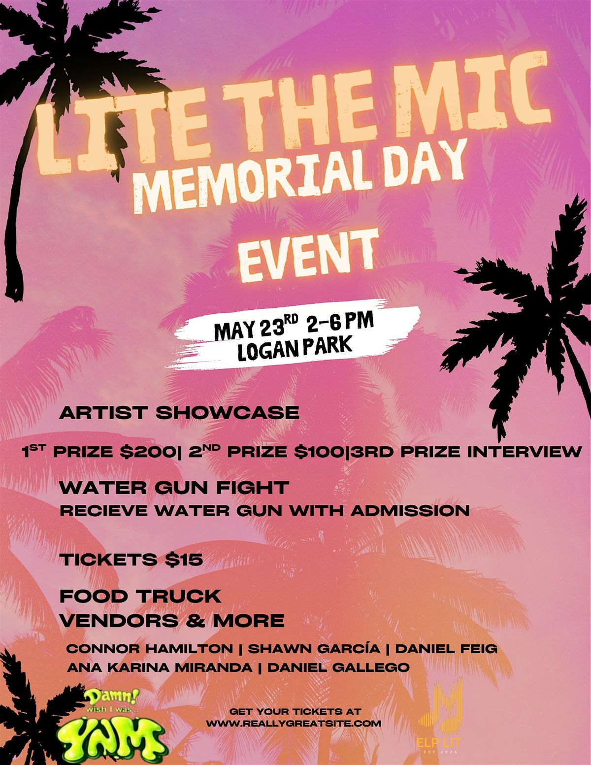 LITE THE MIC MEMORIAL DAY EVENT