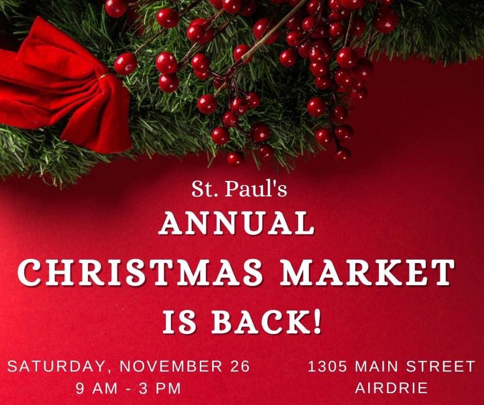 ST PAULS CHRISTMAS MARKET | St. Paul's Catholic Church, Airdrie ...