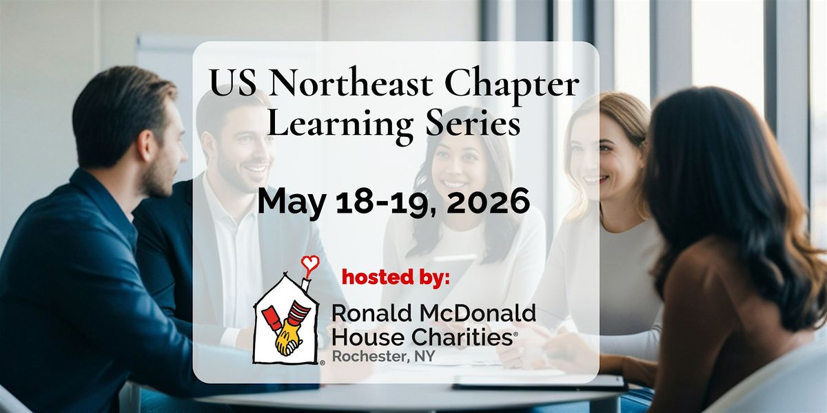 US Northeast Chapter Learning Series \u2013 Rochester, NY