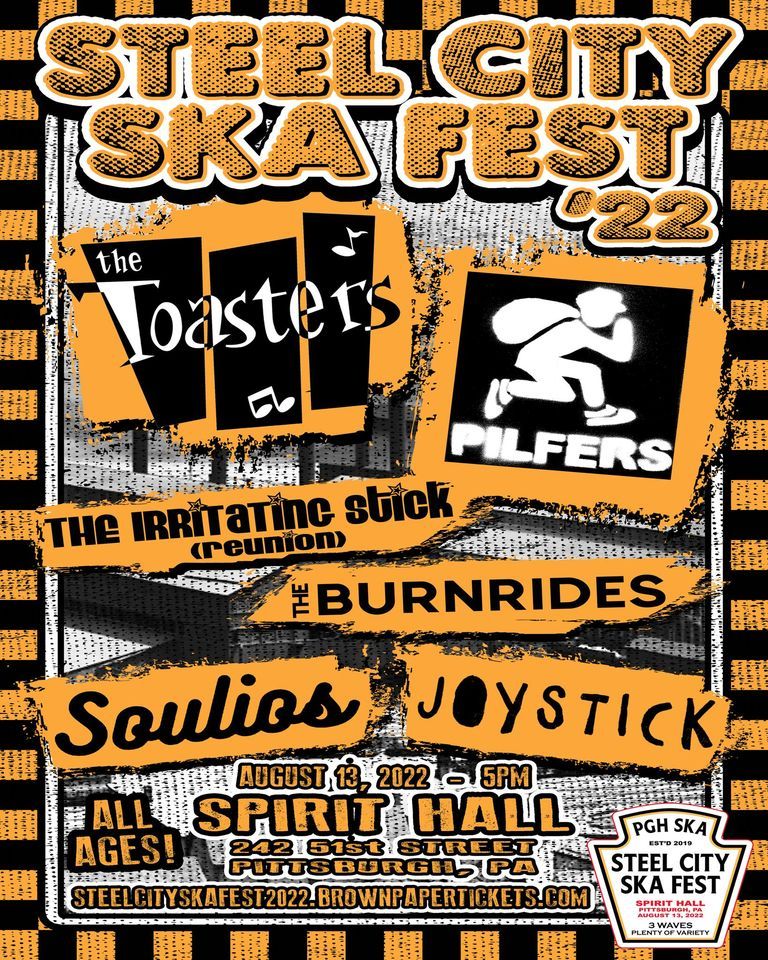 Pittsburgh Ska presents Steel City Ska Fest 2025 The Toasters, Pilfers, and more Spirit