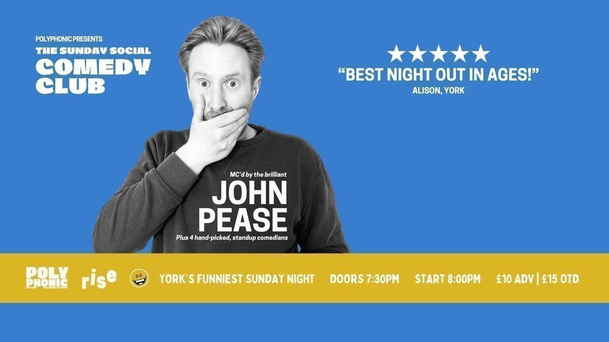 The Sunday Social Comedy Club - 28th June
