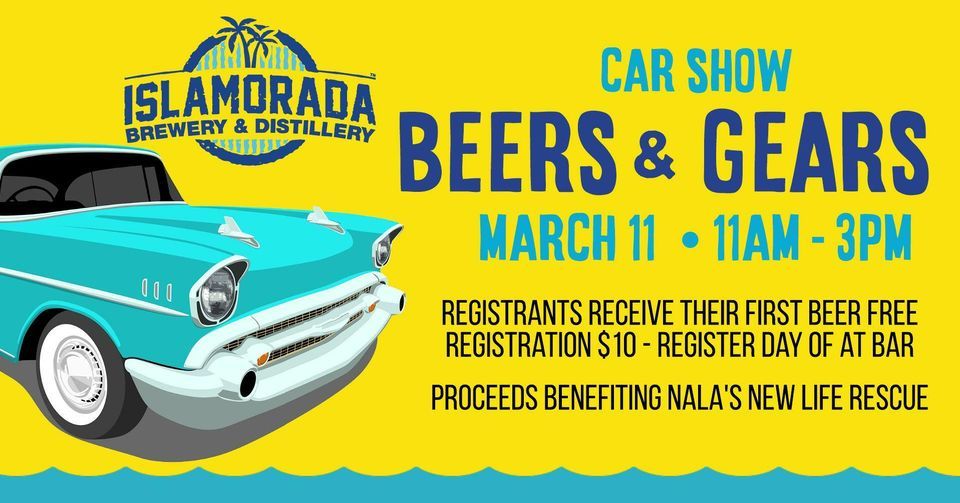 Beers & Gears Car Show! Islamorada Brewery & Distillery (Fort Pierce