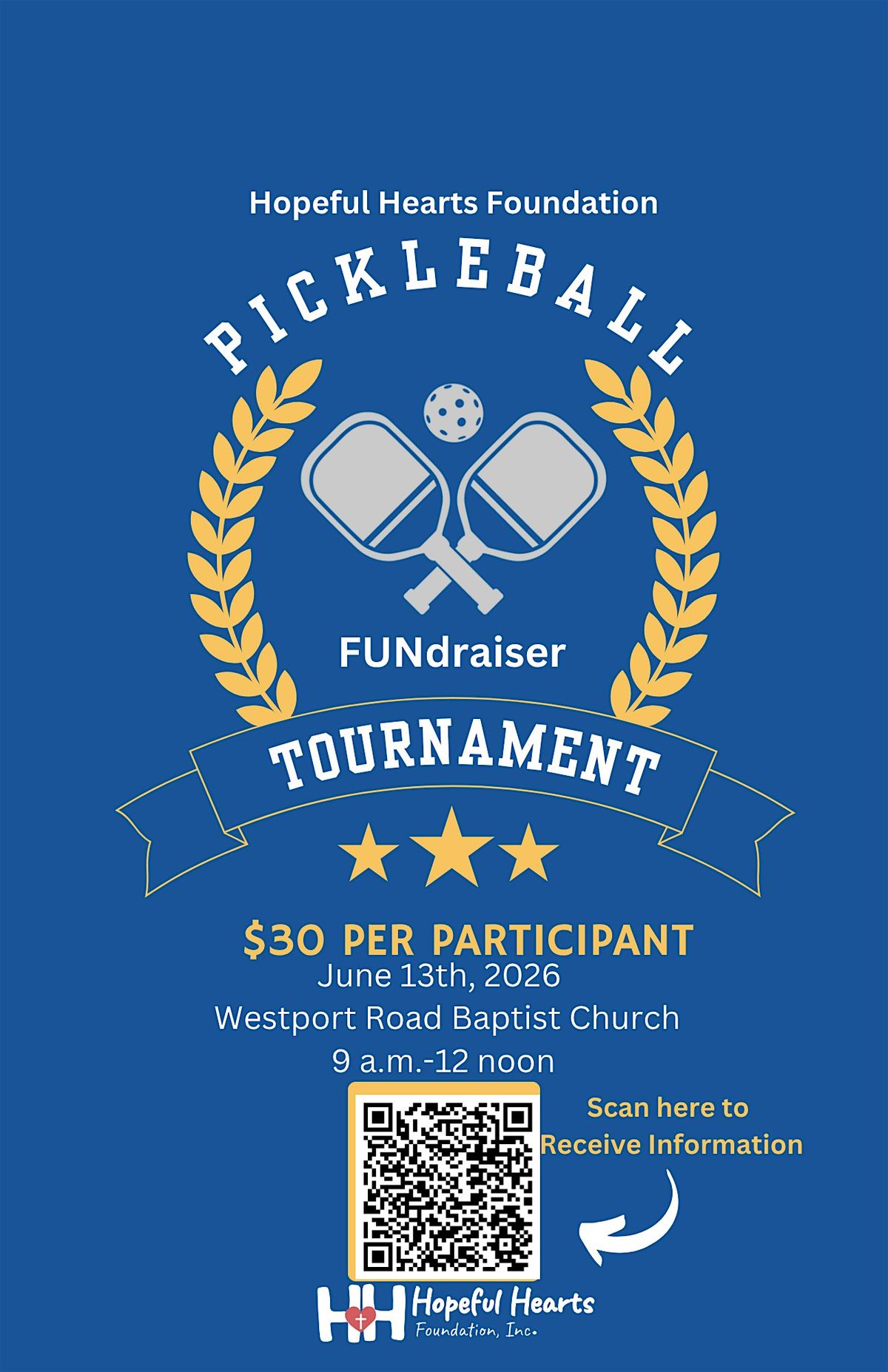 Hopeful Hearts Pickleball Fundraiser!