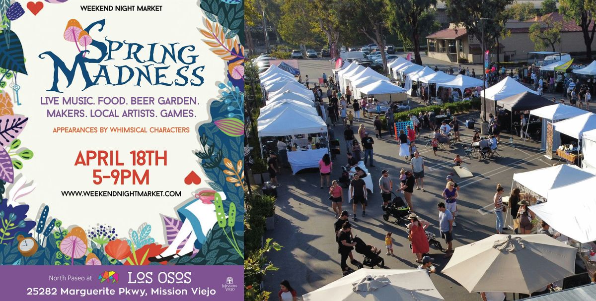 Spring Madness Night Market in Mission Viejo at 25282 Marguerite Pkwy ...