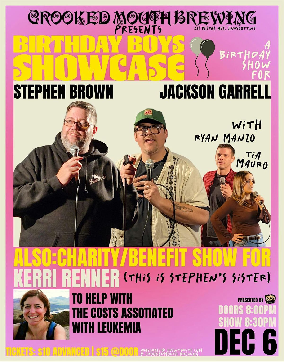 Kerri Renner Benefit Comedy Show