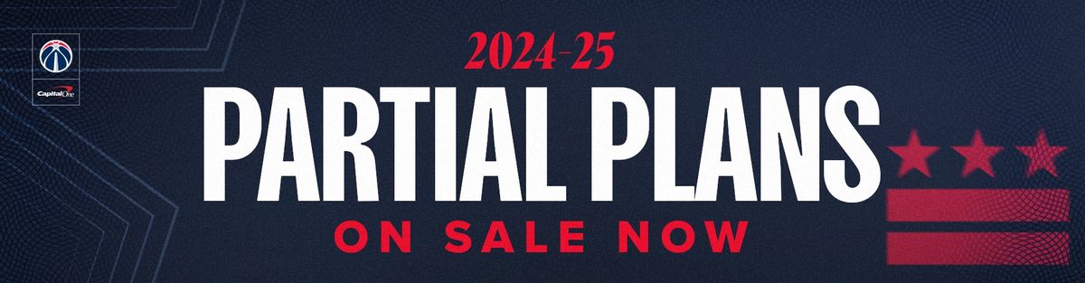 2024-2025 Washington Wizards Season Tickets at Capital One Arena