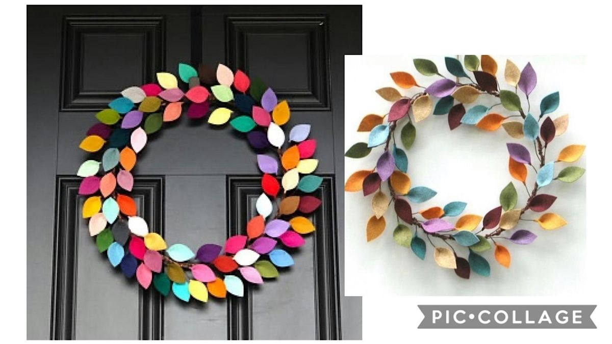 Pops of Color Wreath Class