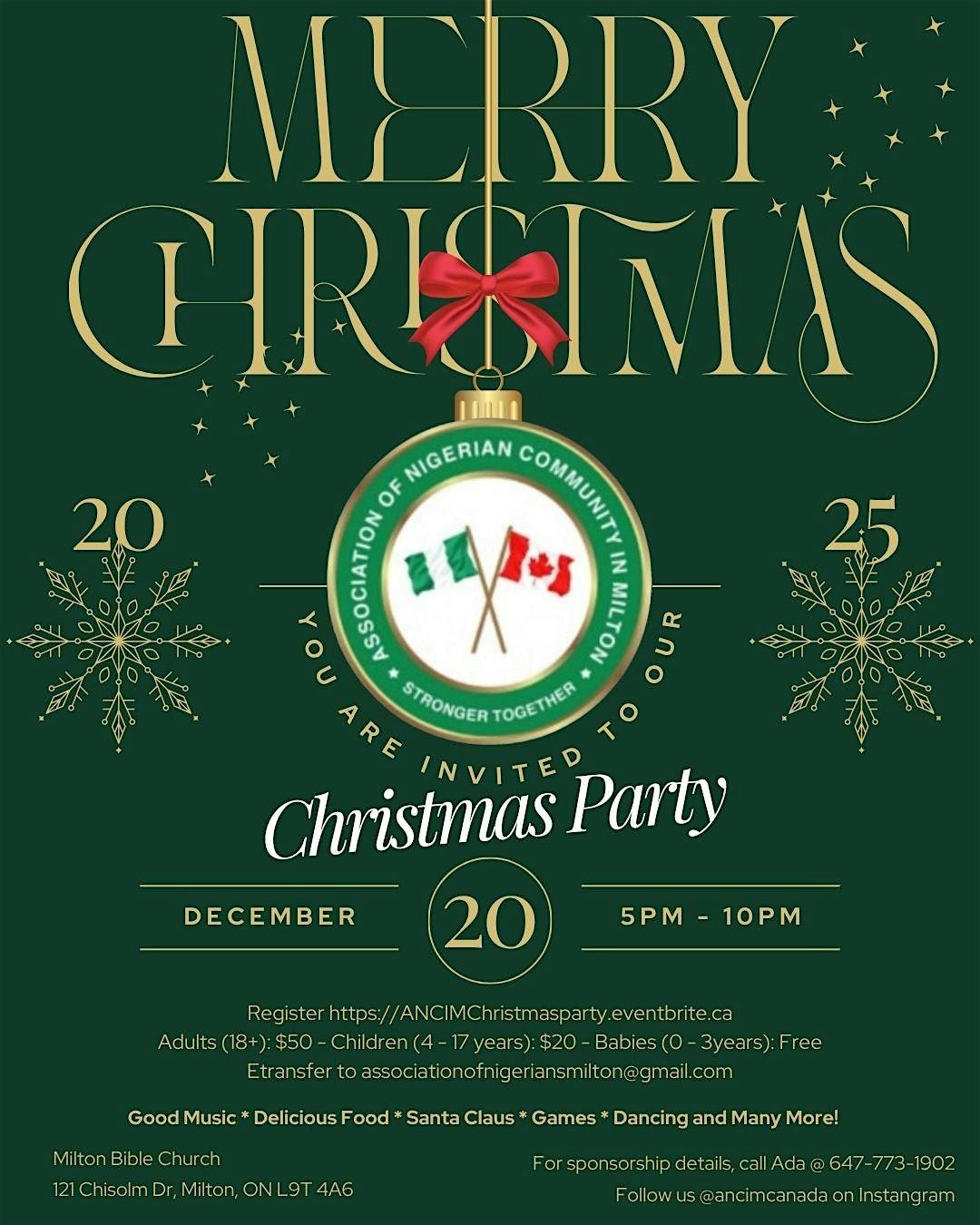 Milton Naija Christmas Party 2025