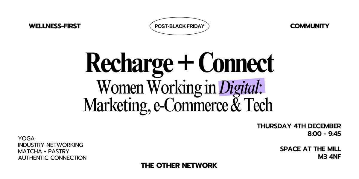 Post-Black Friday Recharge & Connect: Yoga + Networking