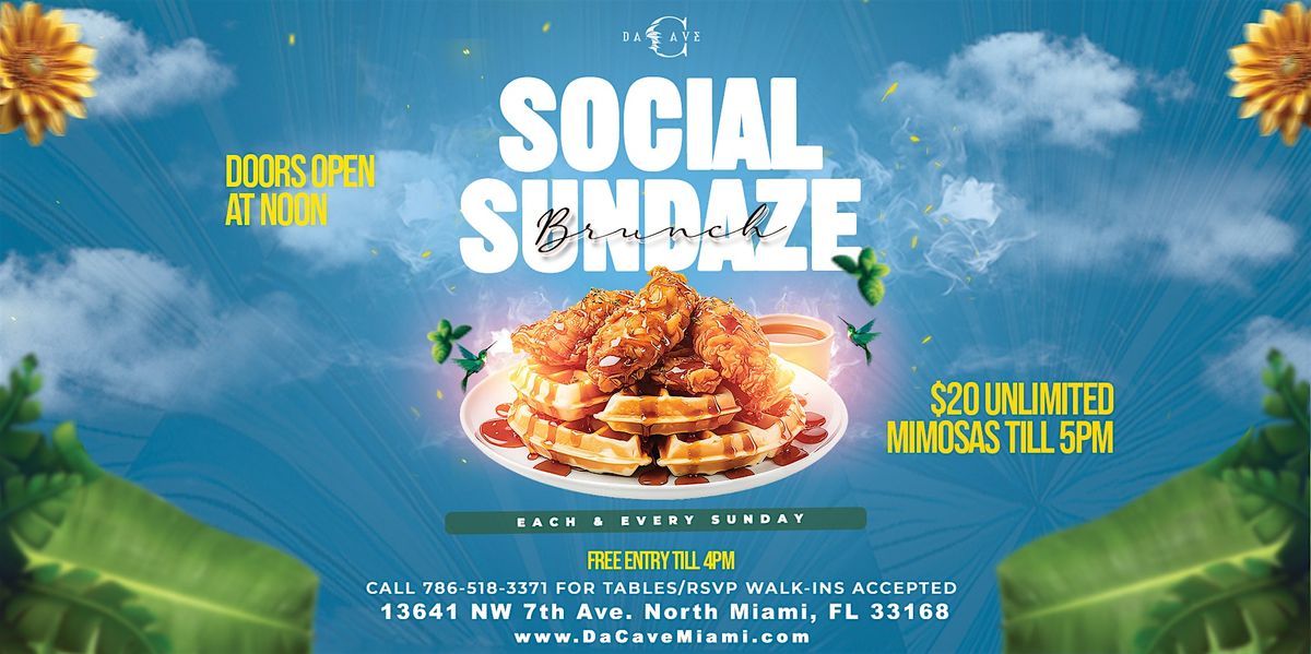 SOCIAL SUNDAZE BRUNCH & DAY PARTY