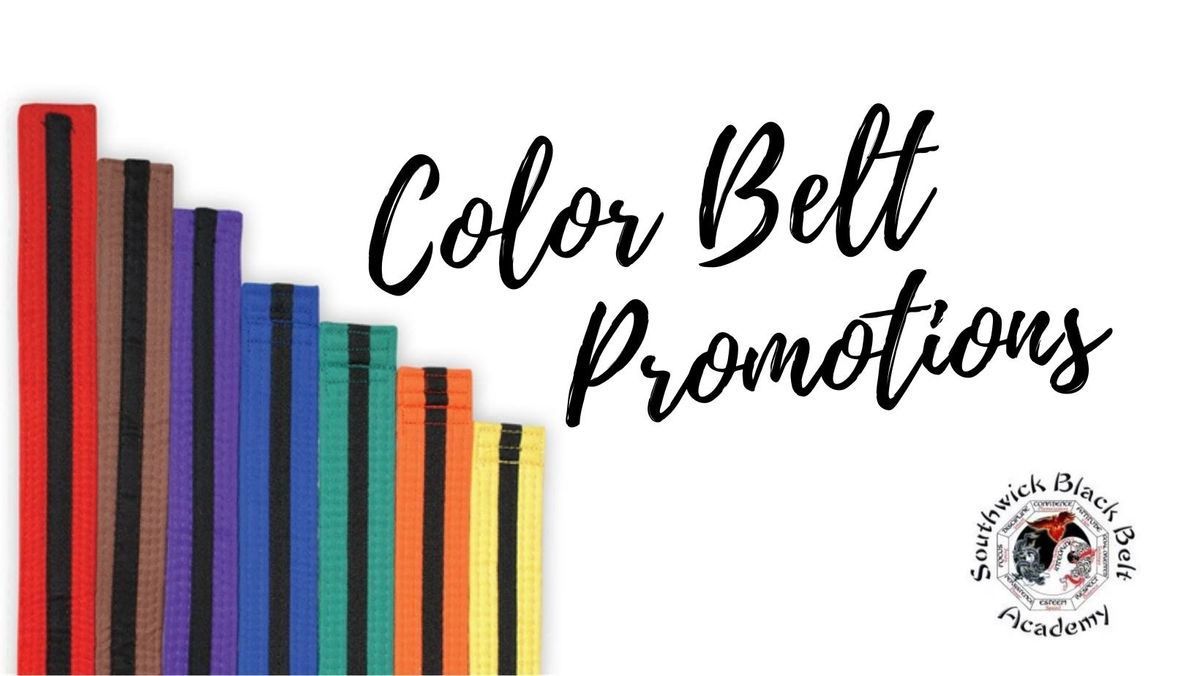 September Color Belt Promotions