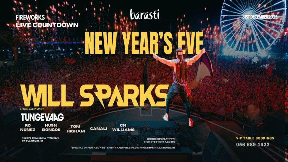 New Year's Eve at Barasti in Dubai