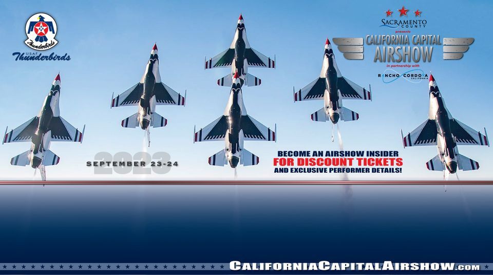 2023 California Capital Airshow Sacramento Airport September 22 to