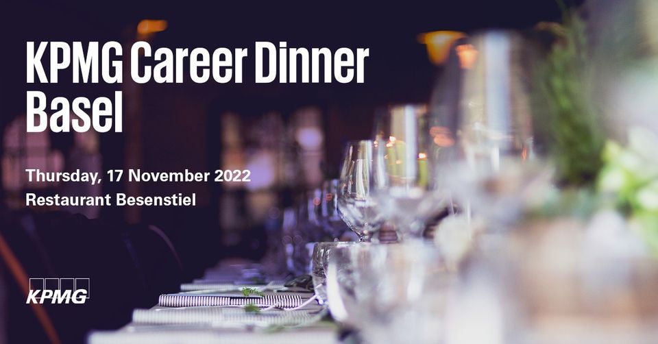 KPMG Career Dinner Basel