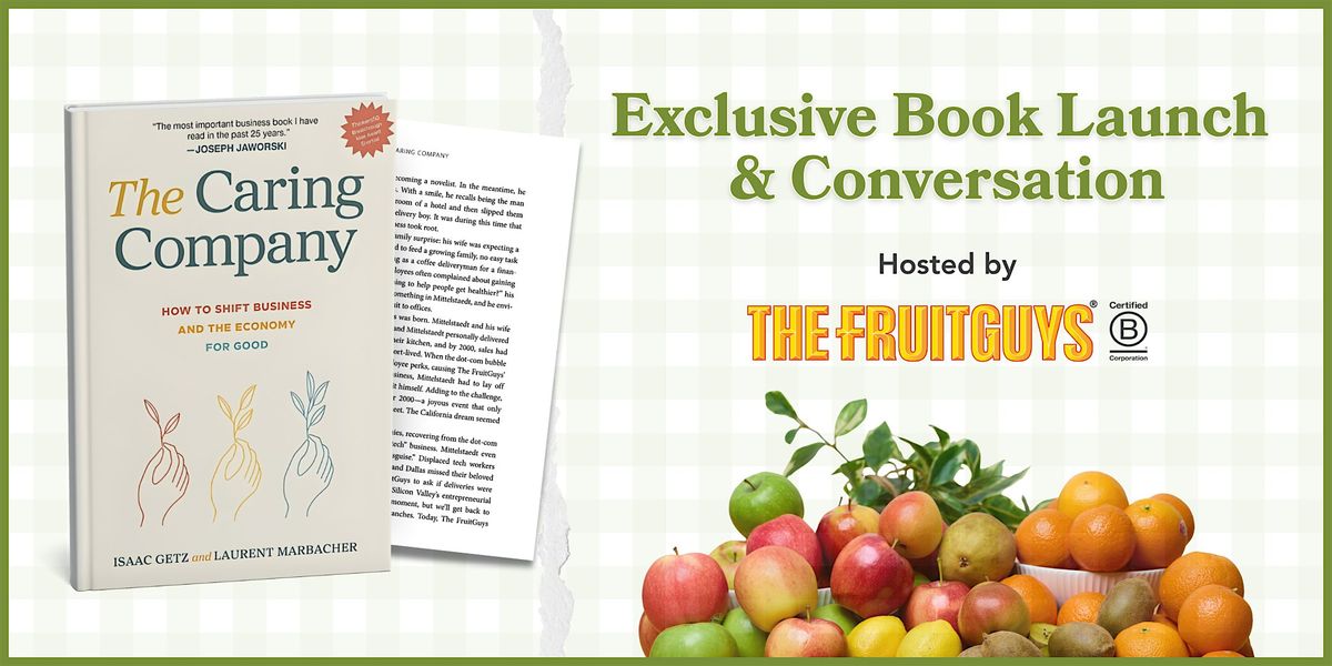 'The Caring Company' Exclusive Book Launch & Conversation