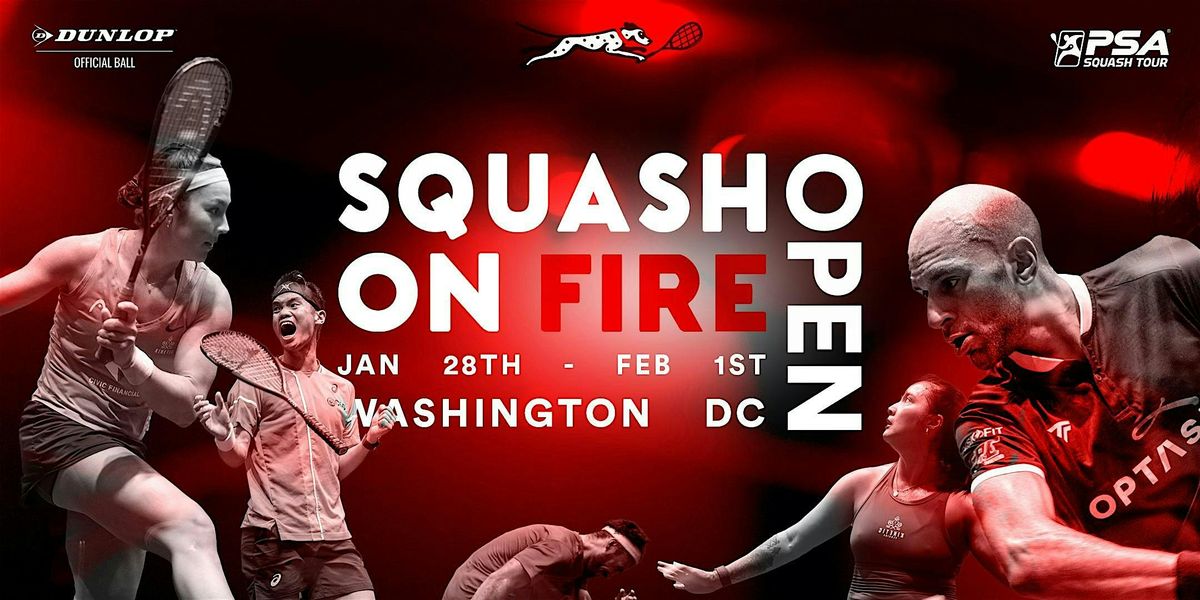 SQUASH ON FIRE OPEN MEN'S & WOMEN'S | THURSDAY, JAN 29th | EVENING SESSION
