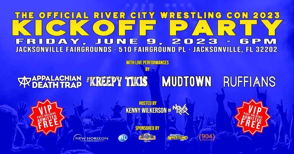 River City Wrestling Con 2023 Kickoff Party Jacksonville Fairgrounds