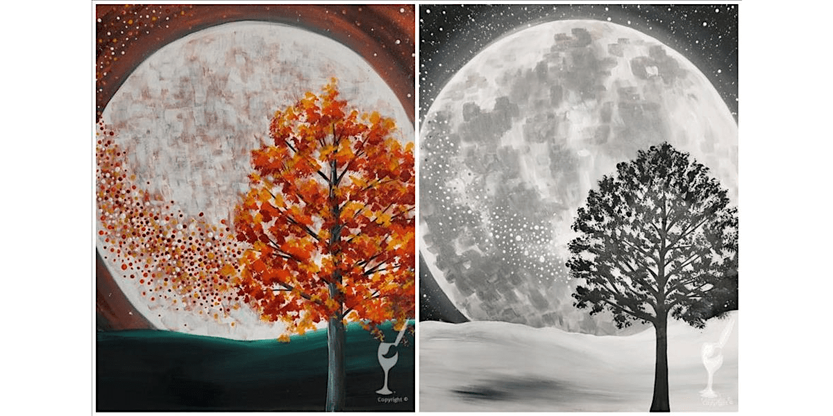 A Stroke of Moonlight - Paint and Sip in San Antonio | Classpop!\u2122