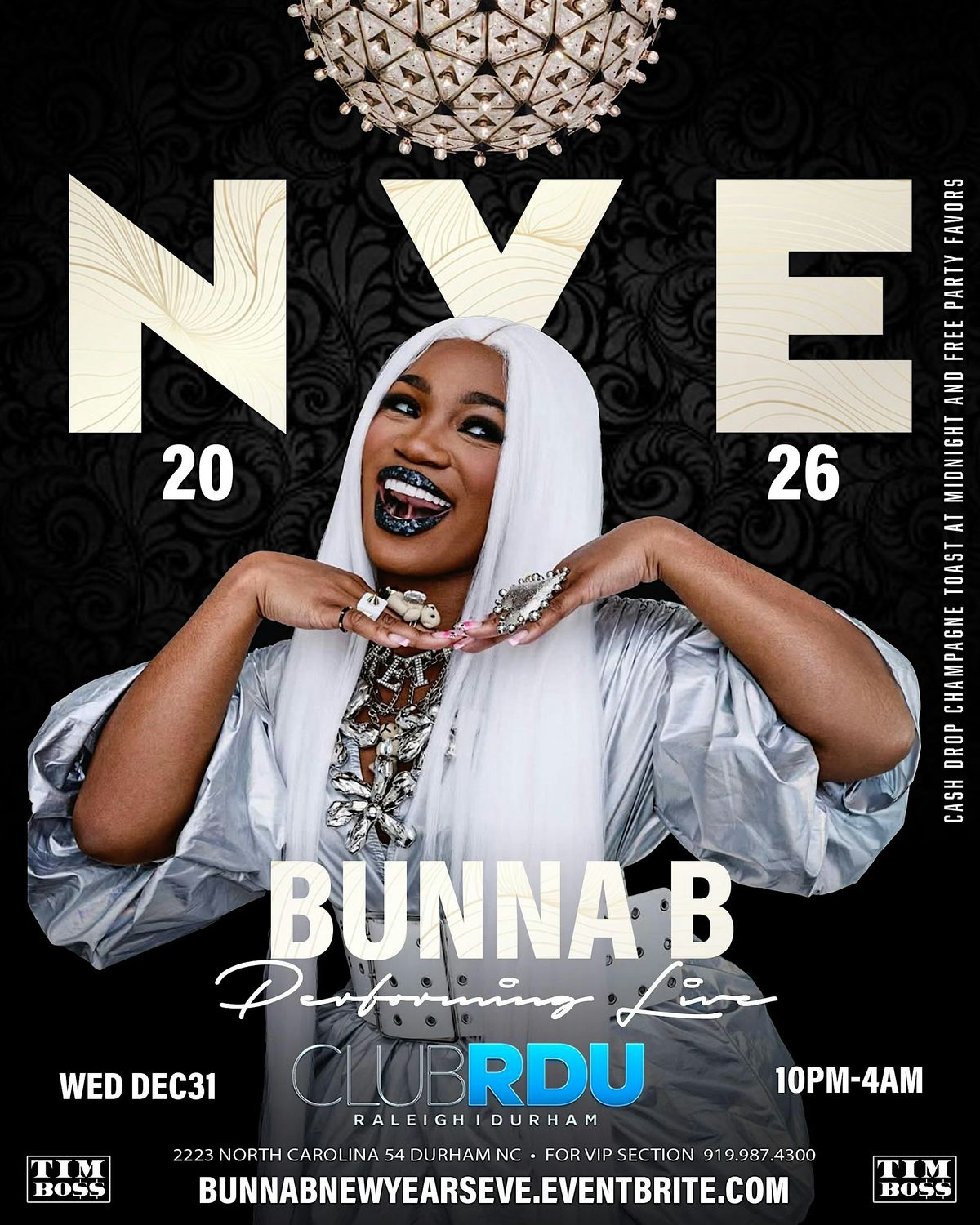 Bunna B NEW YEARS EVE take over at CLUB RDU