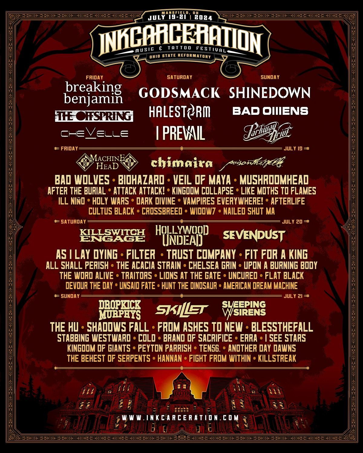 Inkcarceration - Friday