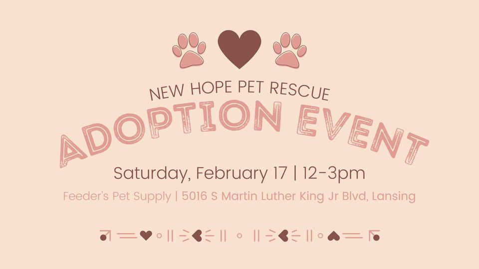 NHPR Adoption Event - Feeder's Pet Supply (formerly Soldan's) South Lansing