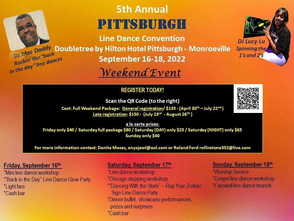 5th Annual Pittsburgh Line Dance Convention Doubletree by Hilton